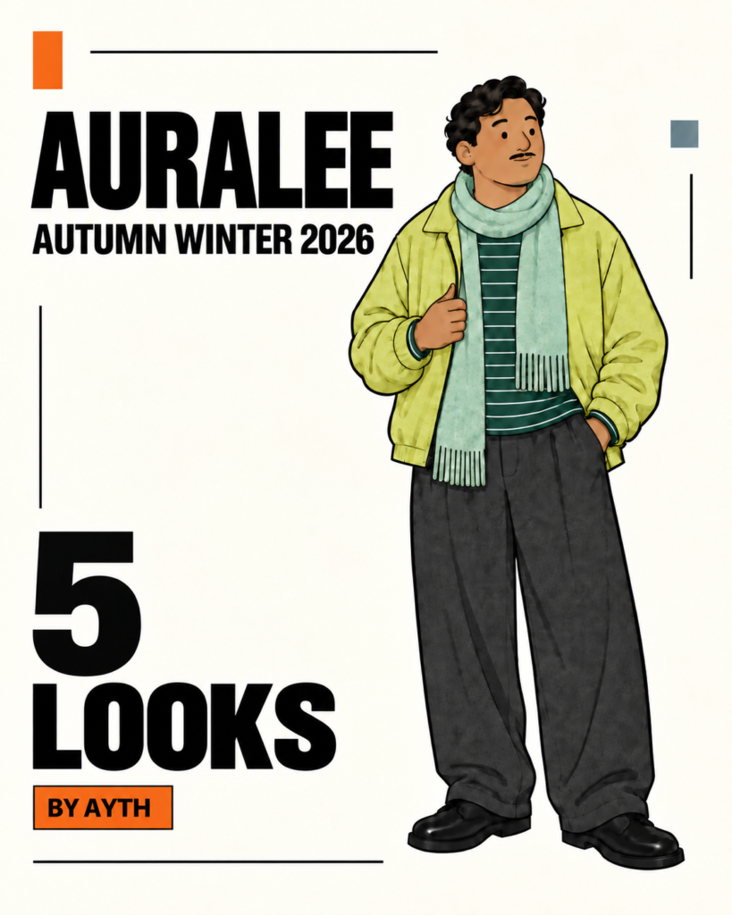 AURALEE AW2026|静かな素材に、予想外の色を